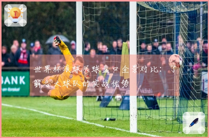 世界杯滚球买球盘口全景对比：了解各大球队的实战优势